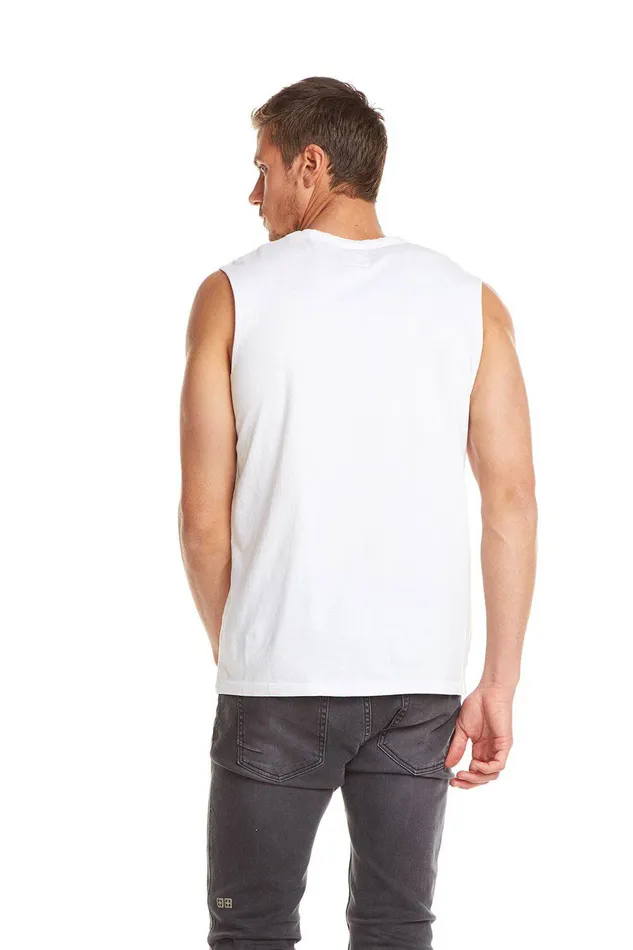 Mens Tops Chaser Brand COTTON MUSCLE TANK