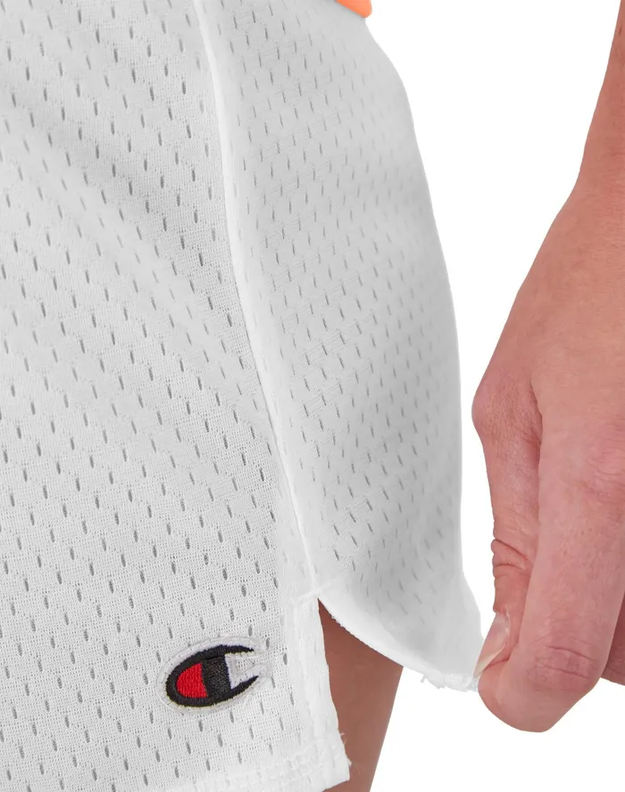 Mesh Shorts C Logo 25034 White Women Champion Shorts