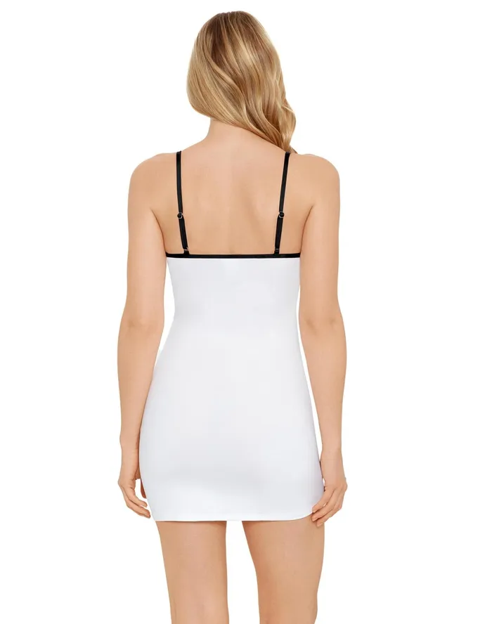 Mini Dress Swim CoverUp C Logo White Women Champion Swimwear