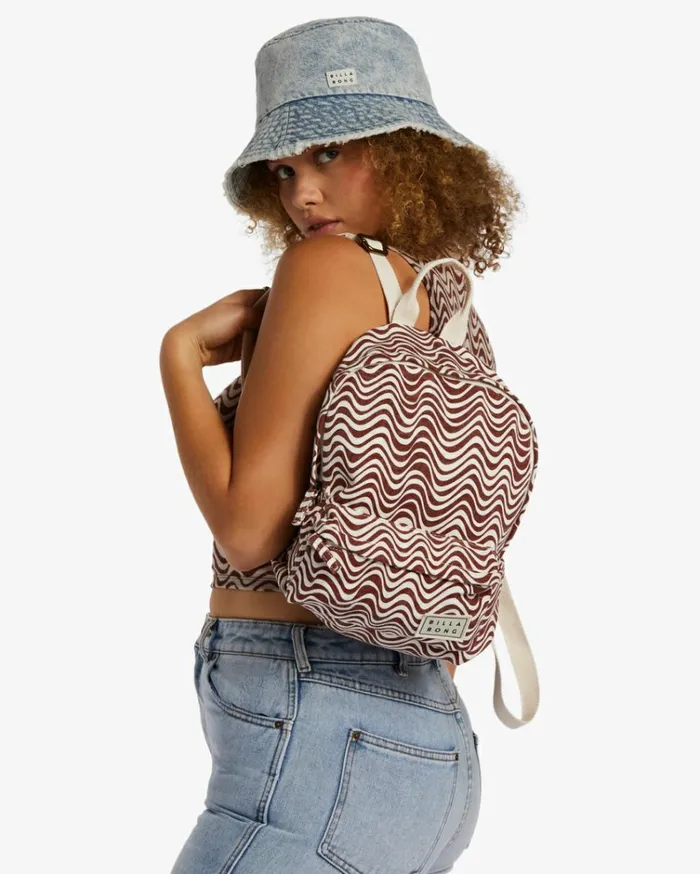 Mini Mama Canvas Backpack Americano Women Billabong Backpacks
