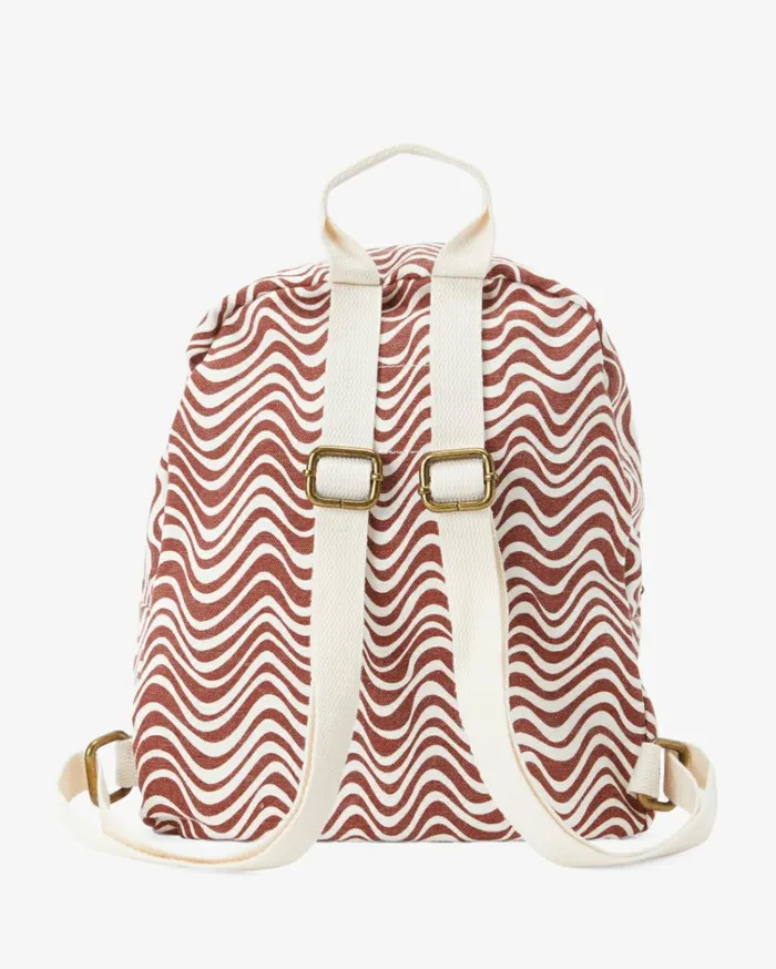 Mini Mama Canvas Backpack Americano Women Billabong Backpacks