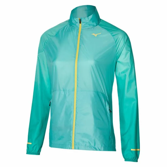 Mizuno Aero Jacket Eggshell Blue Women Jackets