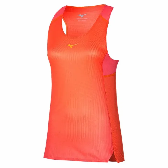 Mizuno Aero Tank Nasturtium Women Tops