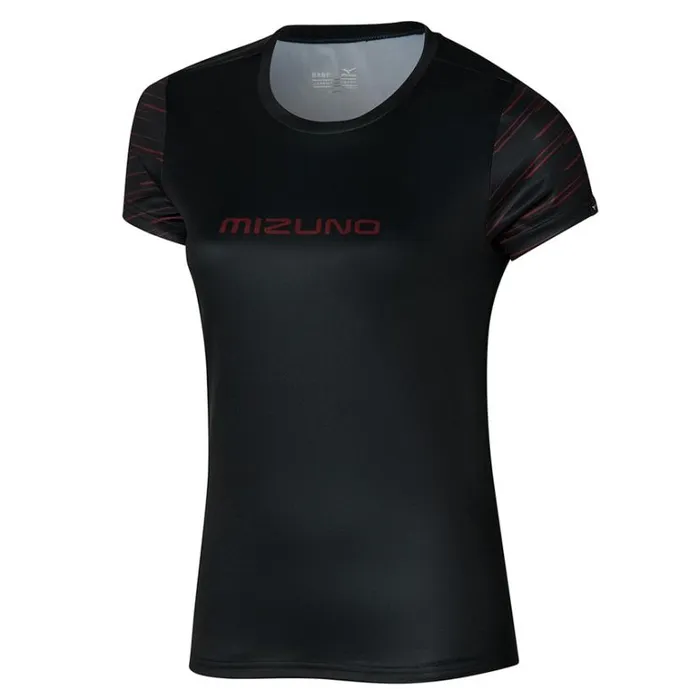 Mizuno Athletics Graphic Tee Black Women Athleticwear