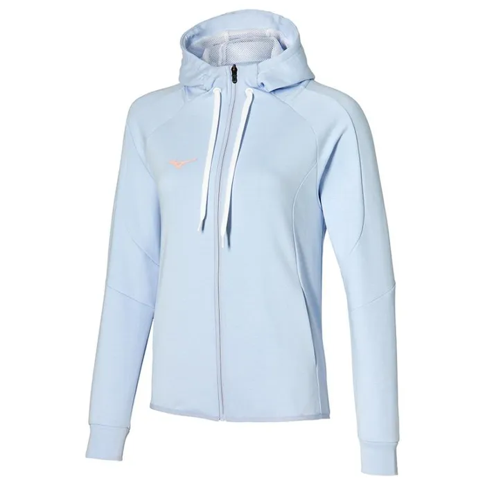 Mizuno Athletics RB Sweat Jacket Halogen Blue Women Jackets