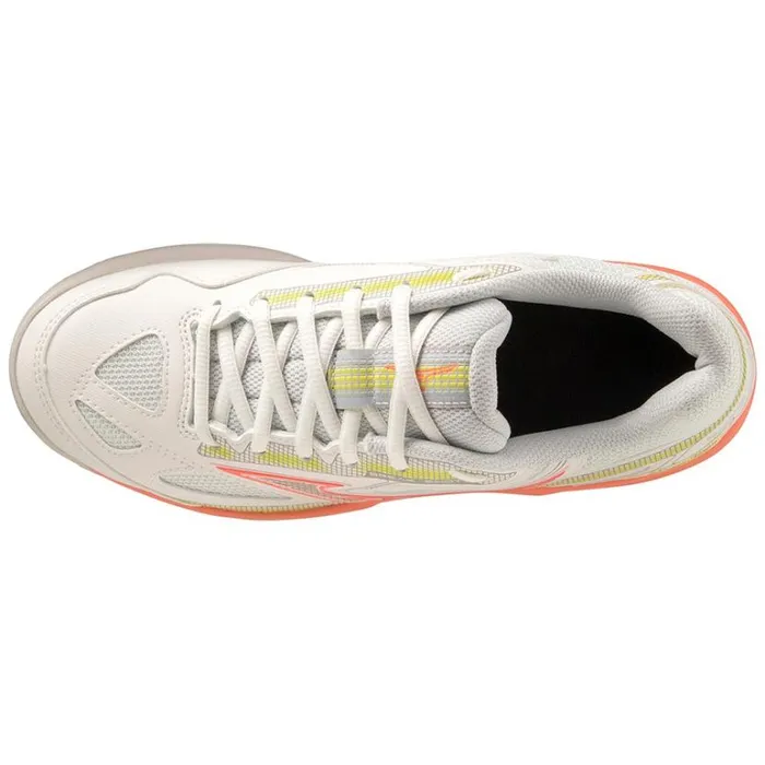 Mizuno BREAK SHOT 4 CC Snwwhtneonflmggray Women Tennis Mizuno BREAK SHOT 4 CC Snwwhtneonflmggray Women Tennis