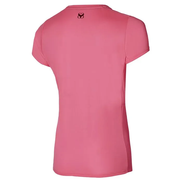 Mizuno Mizuno Two Loop 88 Tee Sun Kissed Coral Women Tops Mizuno Mizuno Two Loop 88 Tee Sun Kissed Coral Women Tops