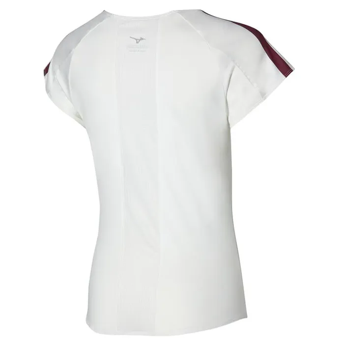 Mizuno Printed Tee White Women Tops Mizuno Printed Tee White Women Tops