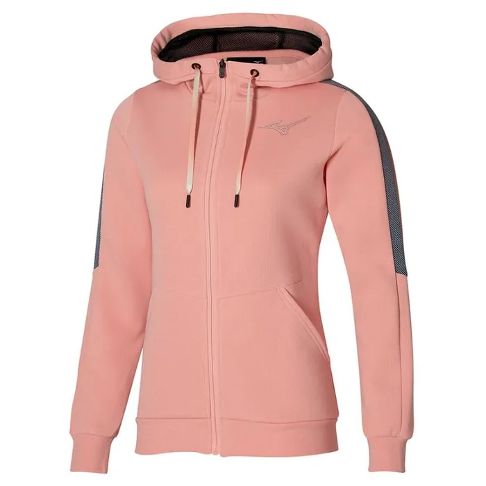 Mizuno Release Sweat Jacket Apricot Blush Women Jackets