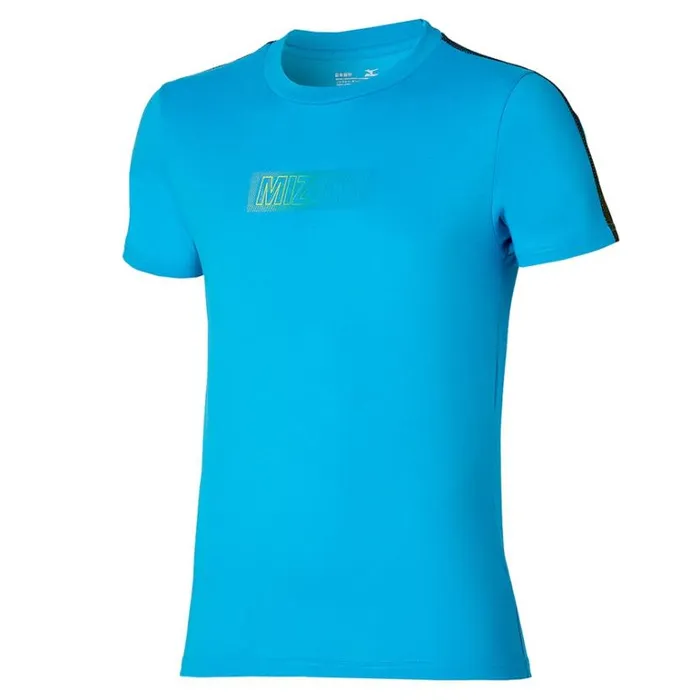 Mizuno Release Tape Tee Hawaiian Ocean Men Athleticwear