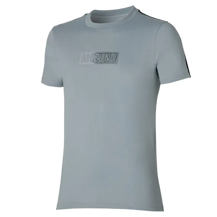 Mizuno Release Tape Tee Quarry Men Athleticwear