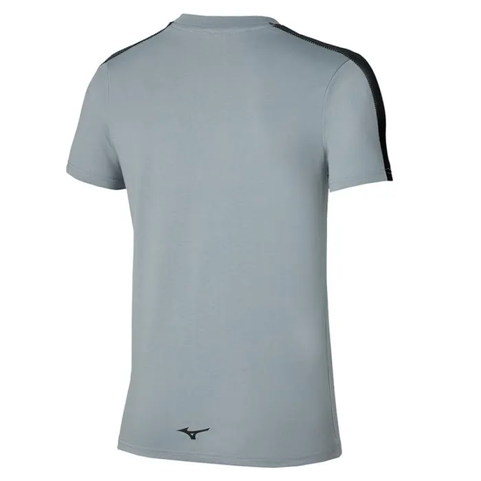 Mizuno Release Tape Tee Quarry Men Athleticwear Mizuno Release Tape Tee Quarry Men Athleticwear