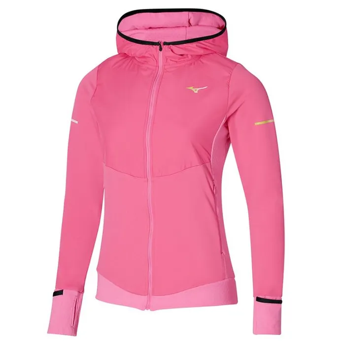Mizuno Warmalite Hybrid FZ Sangria Sunset Women Tops