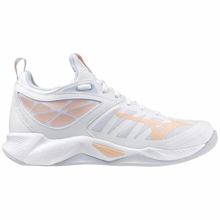 Mizuno WAVE DIMENSION Whitepeachparfaithalogenblue Women Volleyball