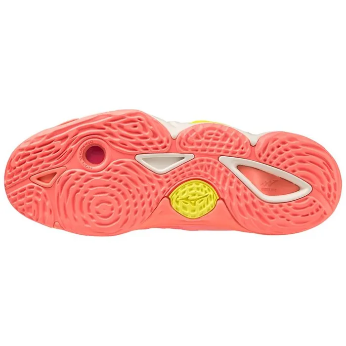 Mizuno WAVE MOMENTUM 3 Ccoralblackbolt2neon Women Volleyball Mizuno WAVE MOMENTUM 3 Ccoralblackbolt2neon Women Volleyball
