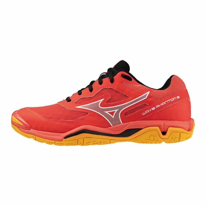Mizuno WAVE PHANTOM 3 Radiant Redwhitecarrot Curl Women Handball
