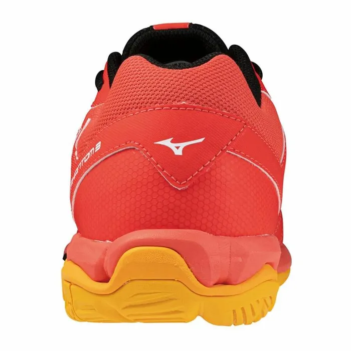 Mizuno WAVE PHANTOM 3 Radiant Redwhitecarrot Curl Women Handball Mizuno WAVE PHANTOM 3 Radiant Redwhitecarrot Curl Women Handball