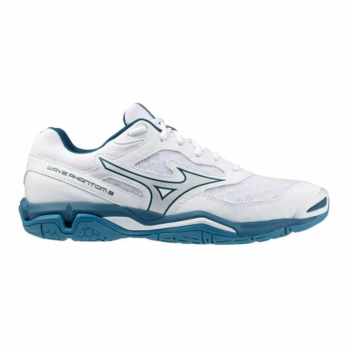 Mizuno WAVE PHANTOM 3 Whitesailorbluesilver Women Handball Mizuno WAVE PHANTOM 3 Whitesailorbluesilver Women Handball