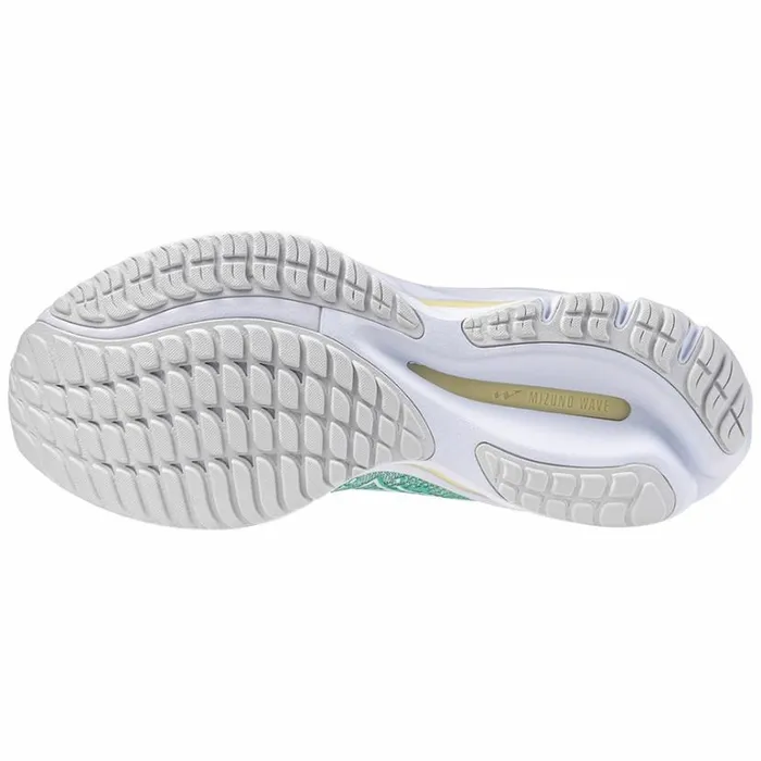 Mizuno WAVE RIDER 27 Eggshell Bluewhiteanise Flower Women Running Mizuno WAVE RIDER 27 Eggshell Bluewhiteanise Flower Women Running