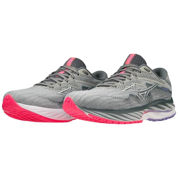 Mizuno WAVE RIDER 27 Pbluewhitehvpink Women Running Mizuno WAVE RIDER 27 Pbluewhitehvpink Women Running