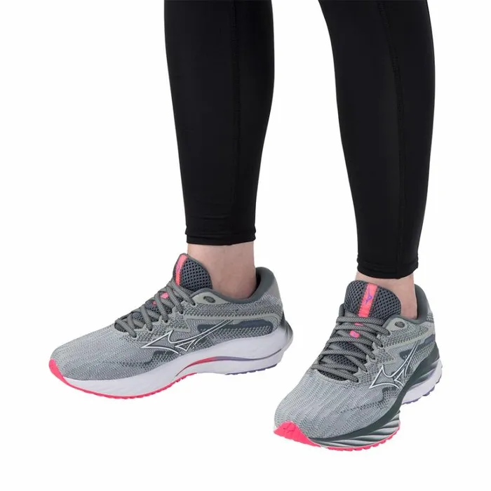 Mizuno WAVE RIDER 27 Pbluewhitehvpink Women Running Mizuno WAVE RIDER 27 Pbluewhitehvpink Women Running