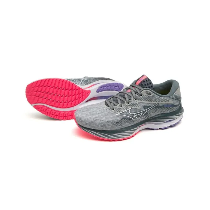 Mizuno WAVE RIDER 27 Pbluewhitehvpink Women Running Mizuno WAVE RIDER 27 Pbluewhitehvpink Women Running