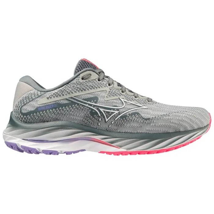 Mizuno WAVE RIDER 27 Pbluewhitehvpink Women Running Mizuno WAVE RIDER 27 Pbluewhitehvpink Women Running