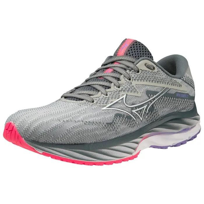 Mizuno WAVE RIDER 27 Pbluewhitehvpink Women Running Mizuno WAVE RIDER 27 Pbluewhitehvpink Women Running