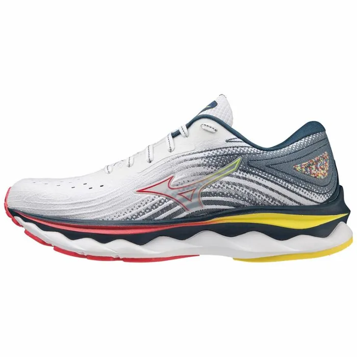 Mizuno Wave Sky 6 Whitehibiscusbuttercup Women Running