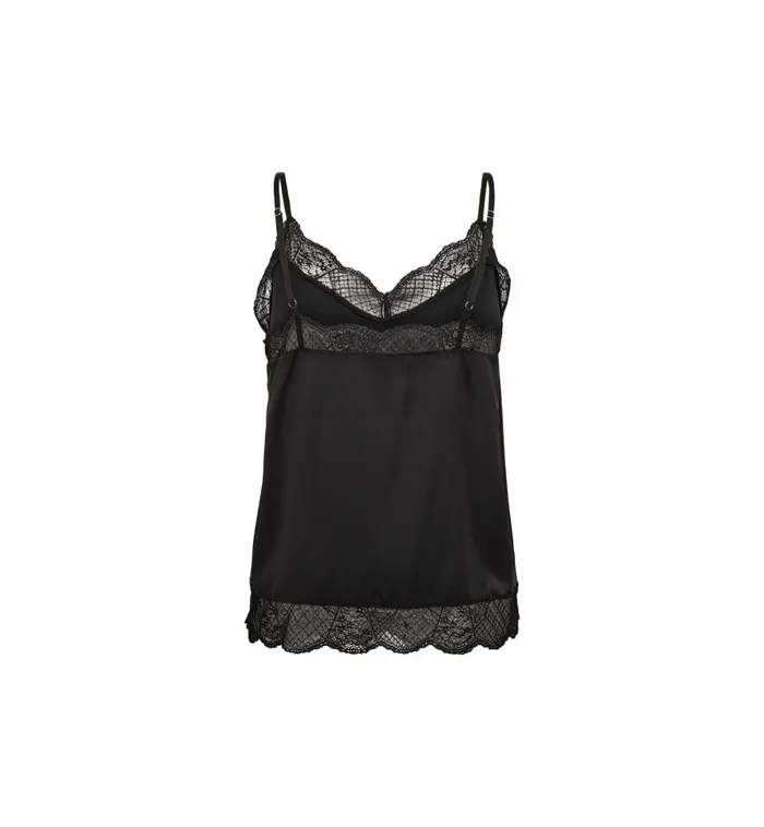 MOS MOSH Blouses and Tops Women MMDitte Silk Lace Top Black MOS MOSH Blouses and Tops Women MMDitte Silk Lace Top Black