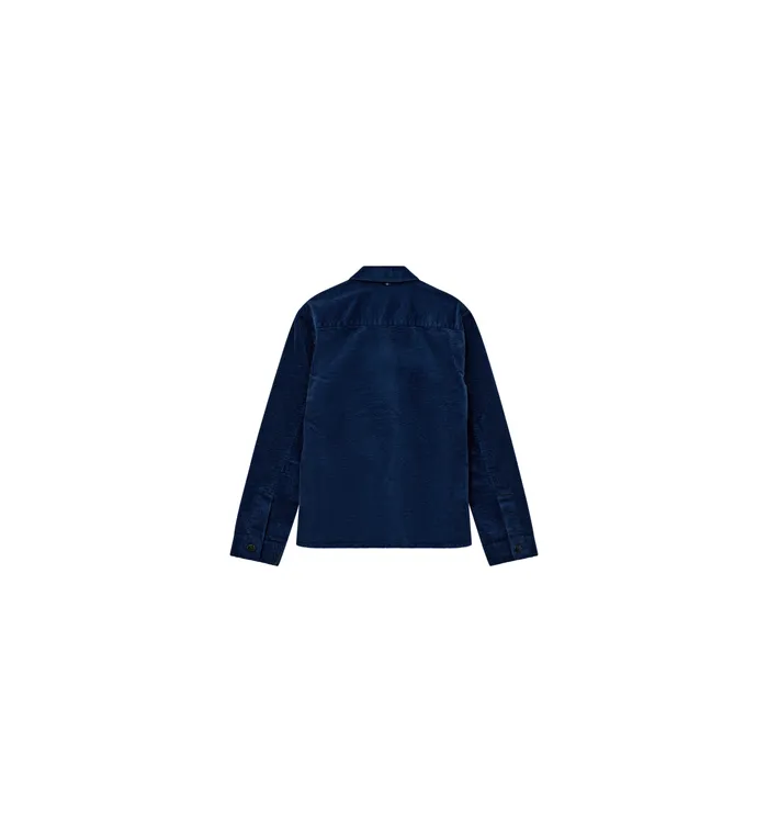 MOS MOSH Jackets Men MMGWinks Corduroy Jacket Indigo Blue MOS MOSH Jackets Men MMGWinks Corduroy Jacket Indigo Blue
