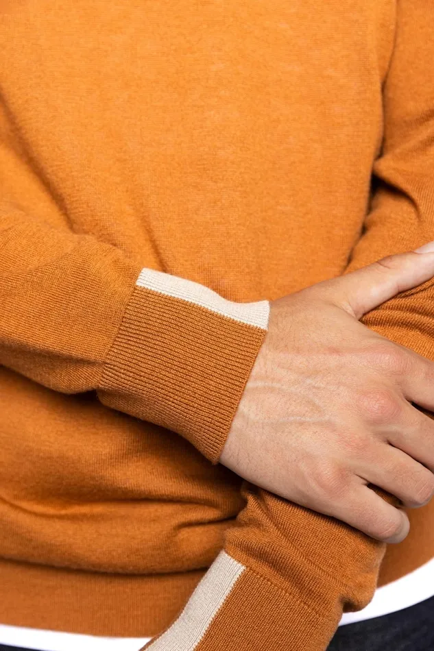 MOS MOSH Knits Men MMGAdam Soft Knit Sun Down MOS MOSH Knits Men MMGAdam Soft Knit Sun Down