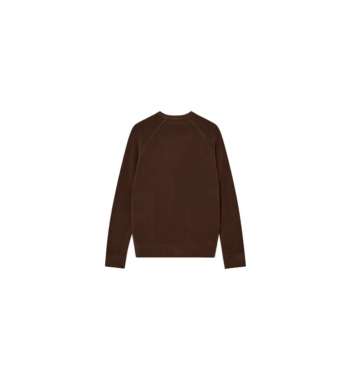 MOS MOSH Knits Men MMGPablo Wool Knit Brown Latte MOS MOSH Knits Men MMGPablo Wool Knit Brown Latte