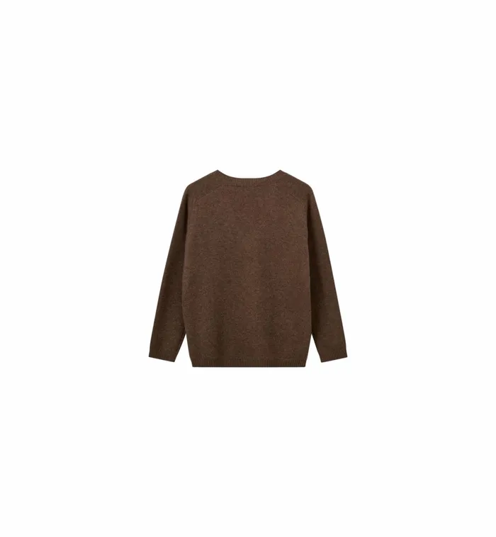 MOS MOSH Knits Women MMArlie Cashmere VNeck Knit Rain Drum MOS MOSH Knits Women MMArlie Cashmere VNeck Knit Rain Drum