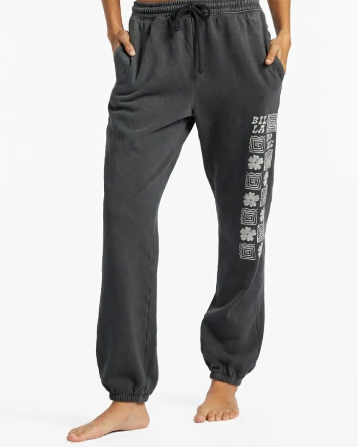Mystic Surf Joggers Black Pebble Women Billabong Matching Sets