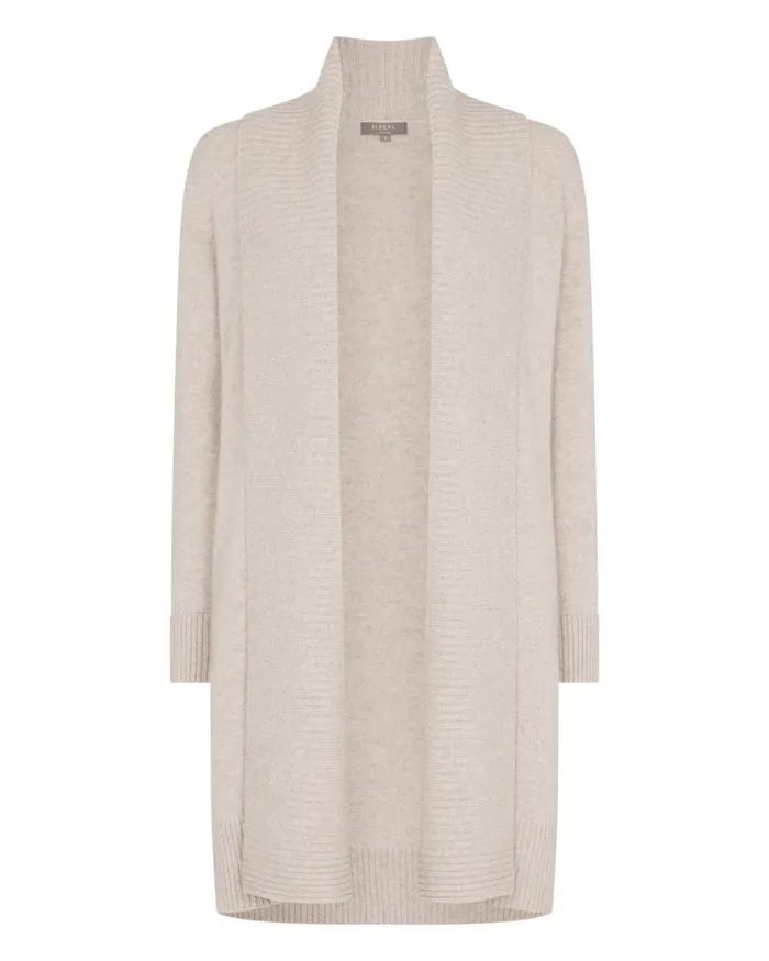 NPeal Cardigans Women Abbey Cashmere Cardigan Oatmeal Brown