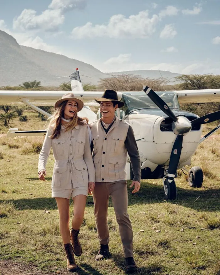 NPeal Gilets and Waistcoats Men Safari Cotton Cashmere Gilet Sandstone Brown