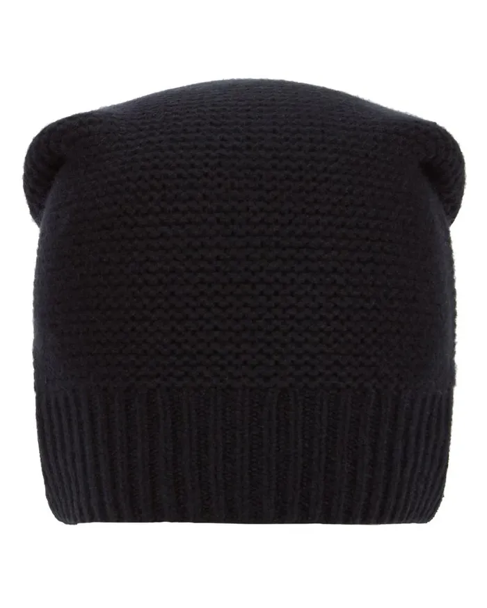 NPeal Hats WomenMen Unisex Beanie Cashmere Hat Black