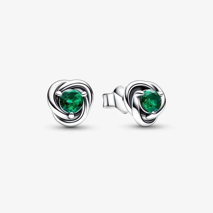 O Pendants Women Pandora May Birthstone Eternity Circle O Pendant And Earrings Set