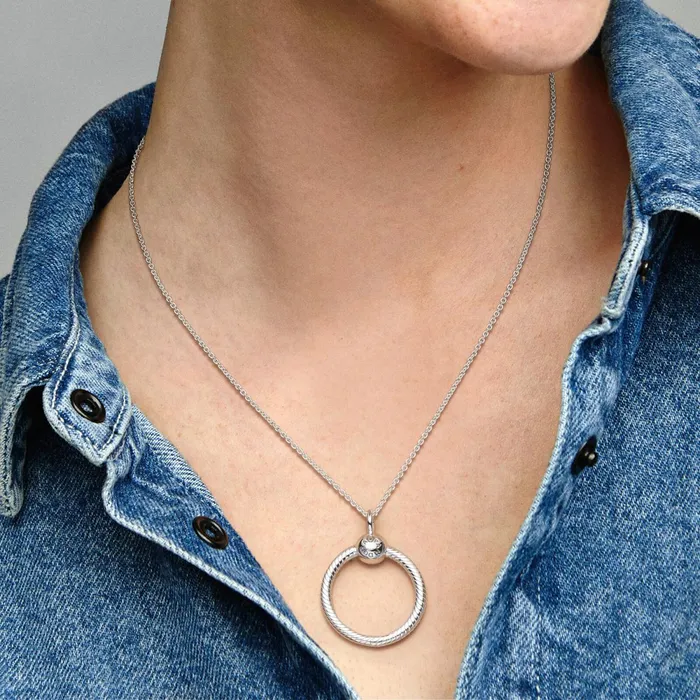 O Pendants Women Pandora Online Moments Small O Pendant Necklace With Long Cable Chain Necklace O Pendants Women Pandora Online Moments Small O Pendant Necklace With Long Cable Chain Necklace