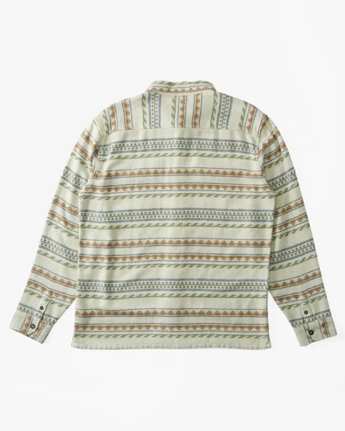 Offshore Jacquard Flannel Long Sleeve Shirt Chino Men Billabong Shirts