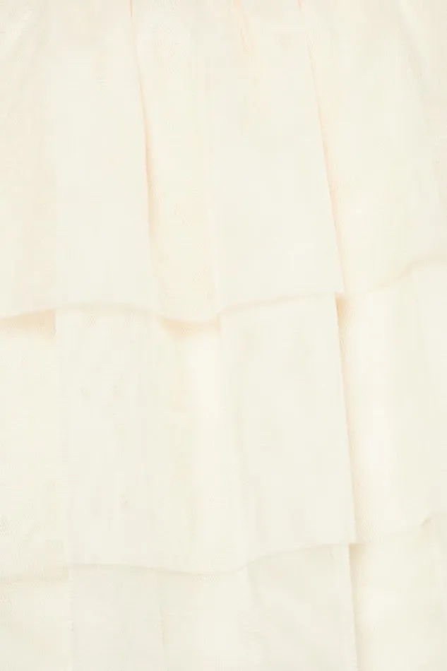 Ollea Top 8211 Tiered Tie Strap Top In Cream Women Showpo Tops