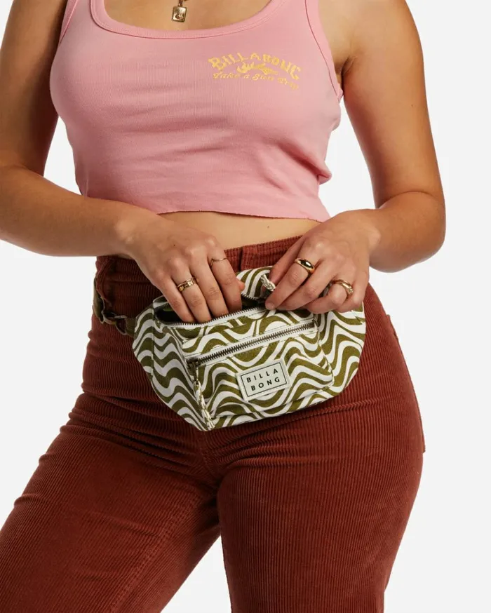 On My Bum Waist Pack Green Eyes Women Billabong Backpacks