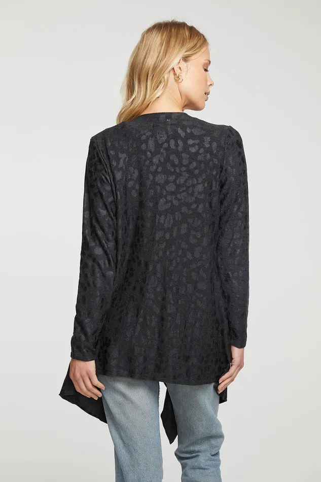 Outerwear Rpet Cozy Knit Drape Front Cardigan 8211 Chaser Brand Womens