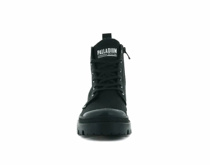Palladium Pallabase Twill Blackblack Women Heel Boots