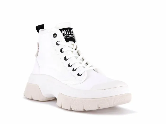 Palladium Pallawave Star White Women Boots