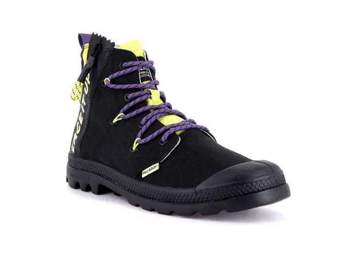 Palladium Pampa Lite Lace It Blackwild Lime Women Boots
