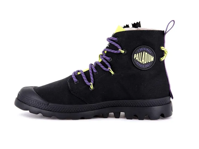 Palladium Pampa Lite Lace It Blackwild Lime Women Boots