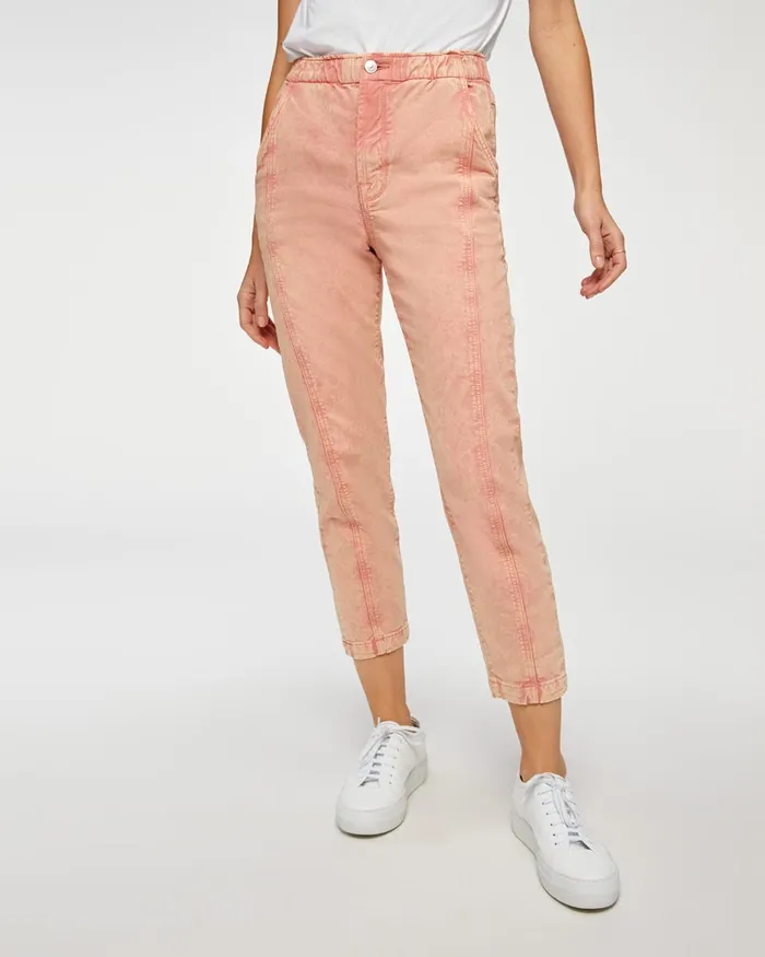Pants Women 7 For All Mankind Slim Jogger In Mineral Rose Mineral Rose