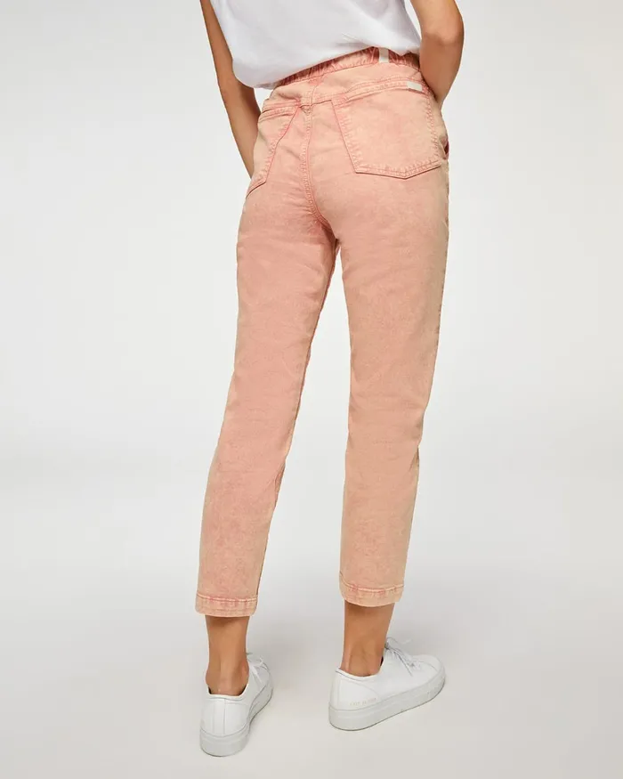 Pants Women 7 For All Mankind Slim Jogger In Mineral Rose Mineral Rose
